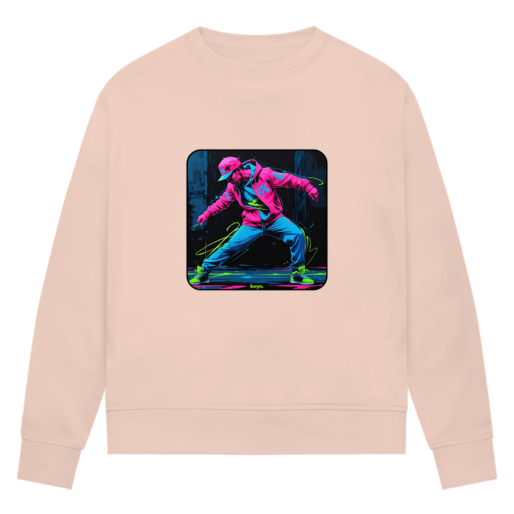 Damen Premium Bio Sweatshirt Neon Vibe´s