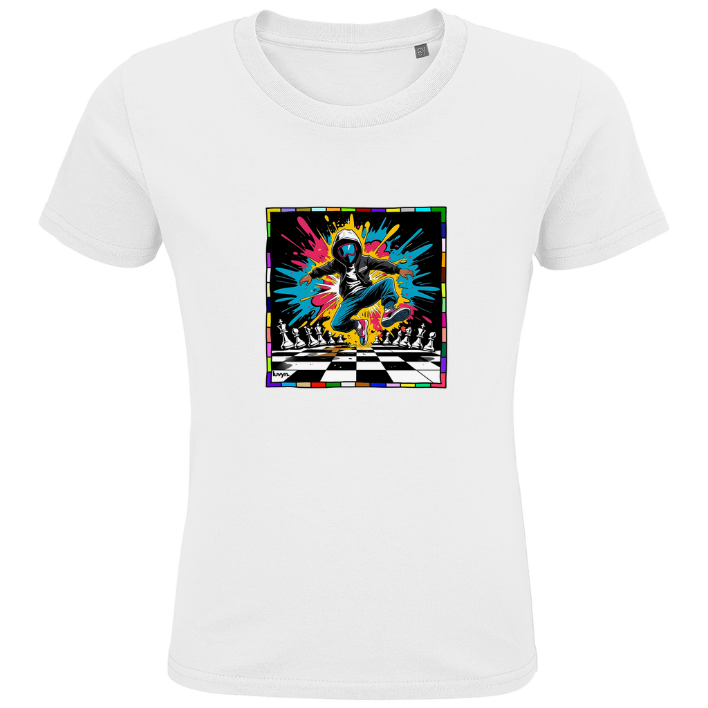 Kids Premium Bio T-Shirt Chess Splash