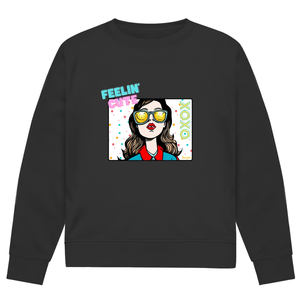 Herren Premium Bio Sweatshirt Feelin´Cute