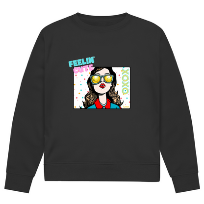 Herren Premium Bio Sweatshirt Feelin´Cute