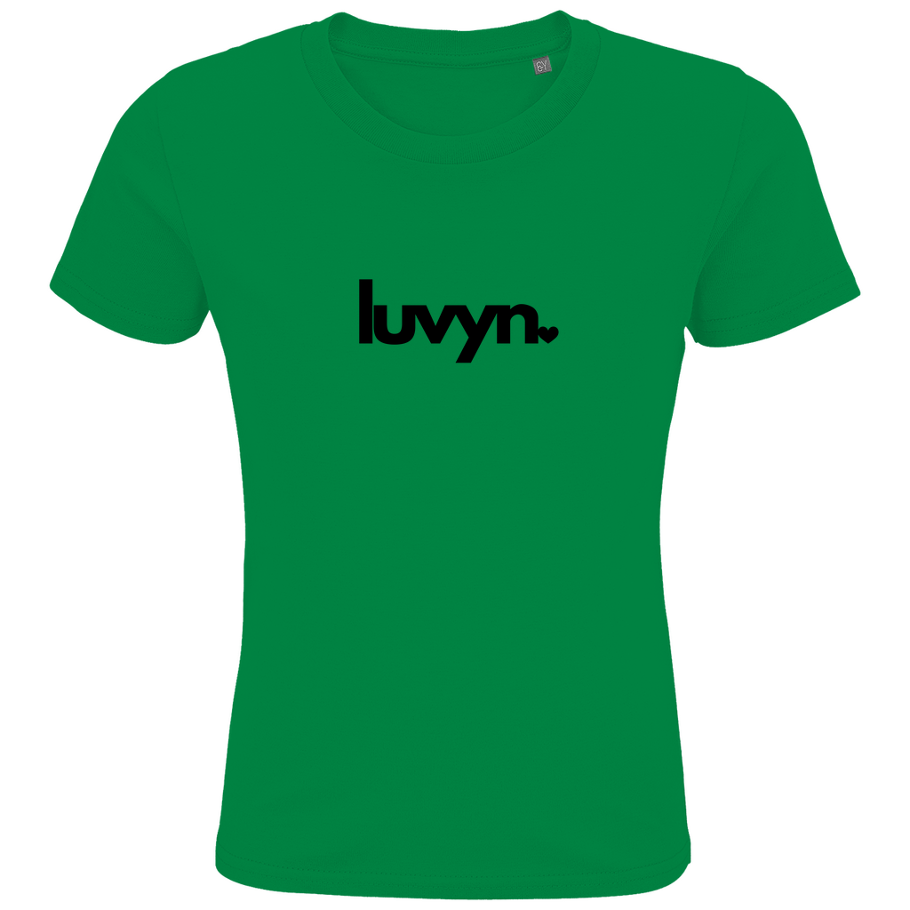 Kids Premium Bio T-Shirt LUVYN BLACK