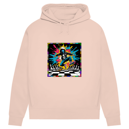 Damen Premium Bio Hoodie Chess Splash