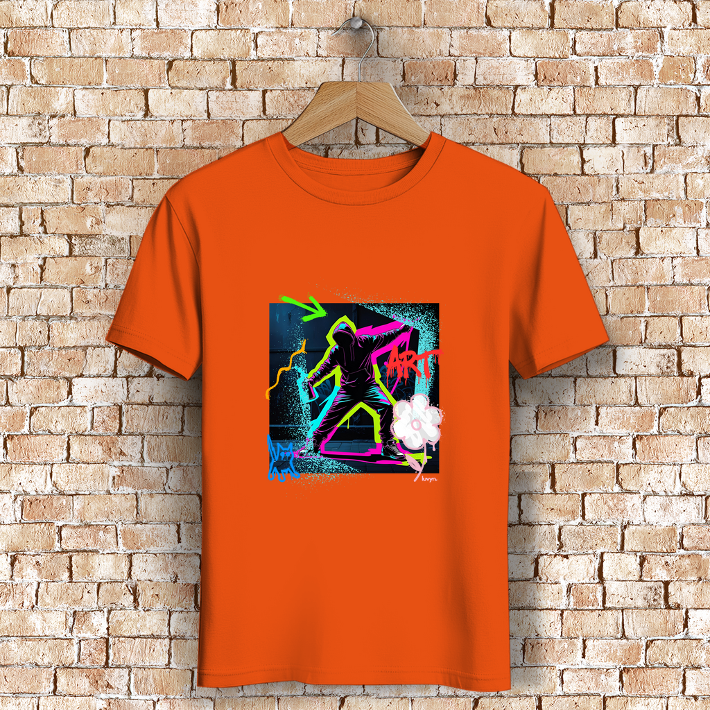 Herren Premium Bio T-Shirt Graffiti Guy