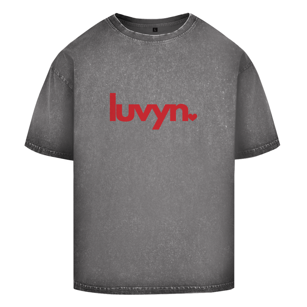 Oversize Washed T-Shirt LUVYN RED
