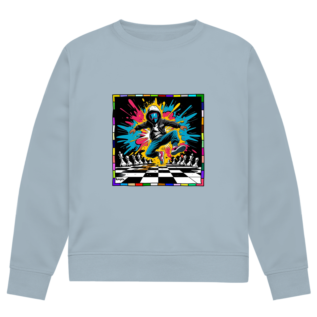 Herren Premium Bio Sweatshirt Chess Splash