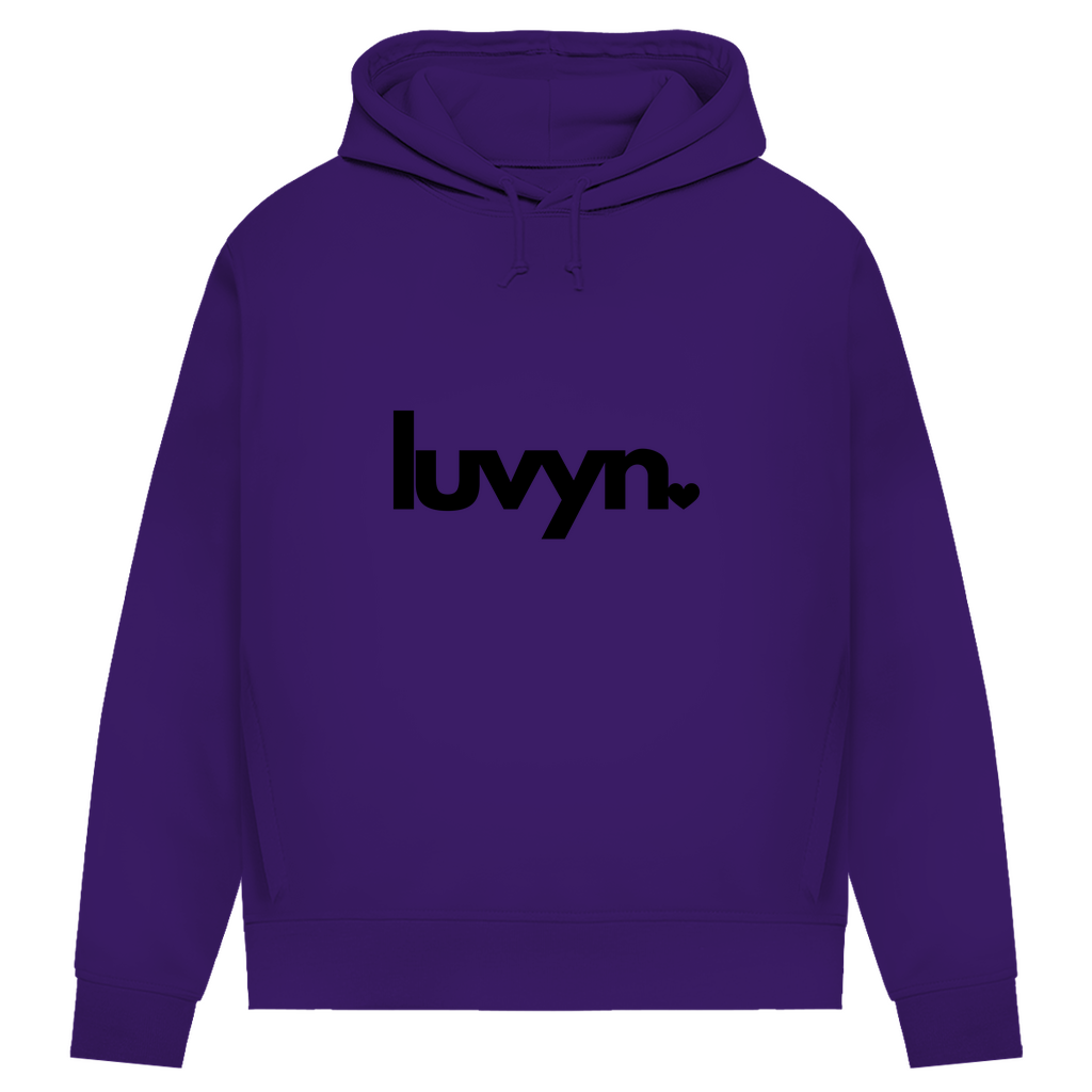 Damen Premium Bio Hoodie LUVYN BLACK