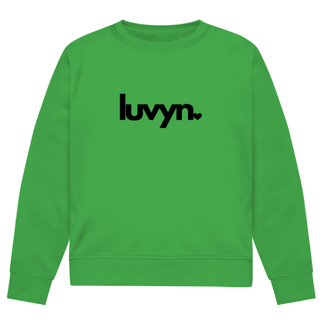 Herren Premium Bio Sweatshirt LUVYN BLACK