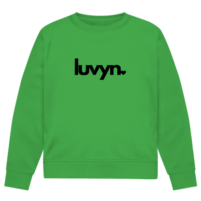 Herren Premium Bio Sweatshirt LUVYN BLACK
