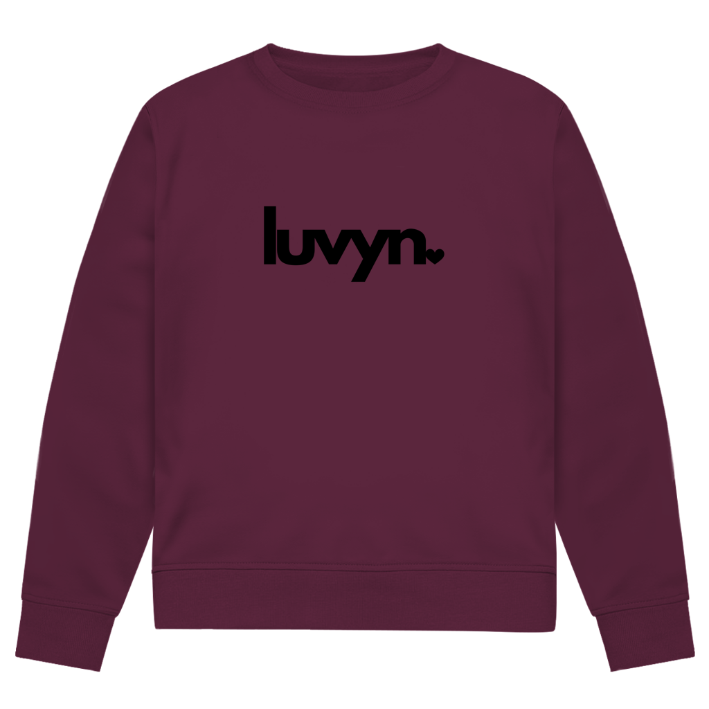Herren Premium Bio Sweatshirt LUVYN BLACK