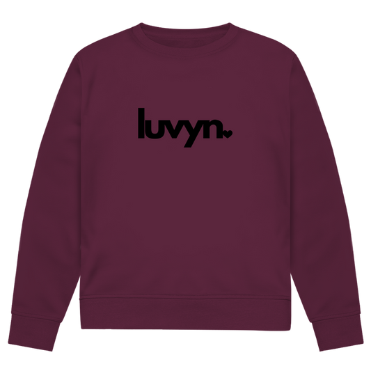 Herren Premium Bio Sweatshirt LUVYN BLACK
