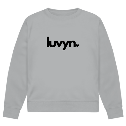 Herren Premium Bio Sweatshirt LUVYN BLACK