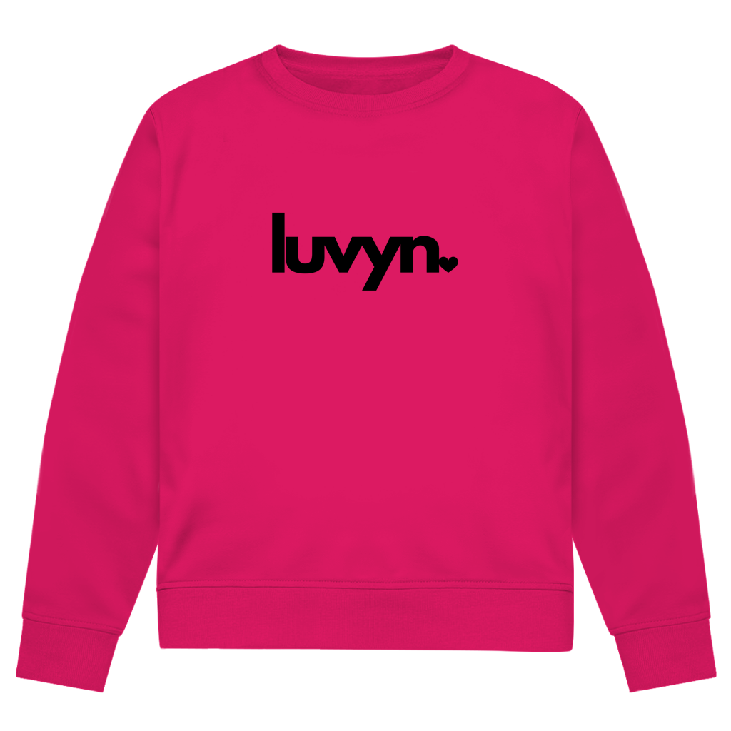 Herren Premium Bio Sweatshirt LUVYN BLACK