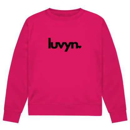 Herren Premium Bio Sweatshirt LUVYN BLACK