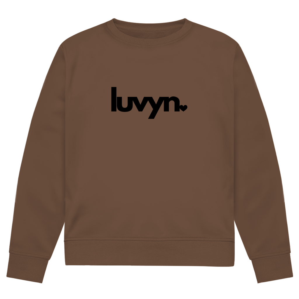 Herren Premium Bio Sweatshirt LUVYN BLACK