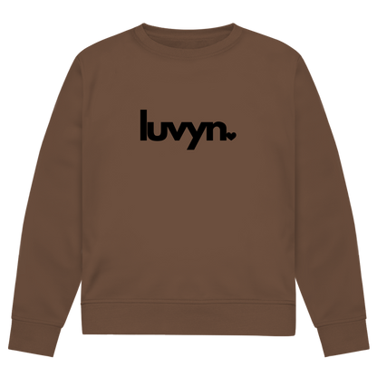 Herren Premium Bio Sweatshirt LUVYN BLACK