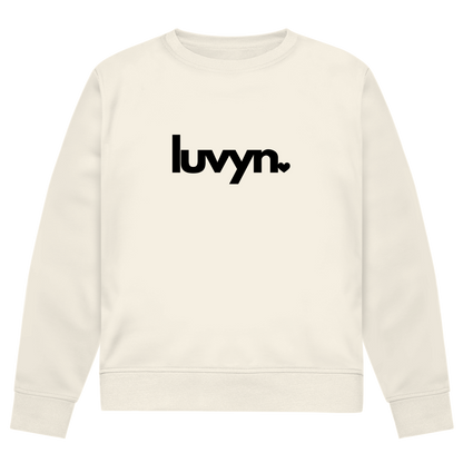 Herren Premium Bio Sweatshirt LUVYN BLACK
