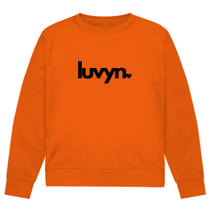 Herren Premium Bio Sweatshirt LUVYN BLACK