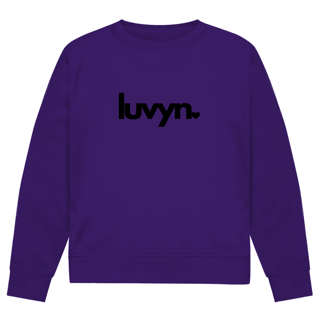 Herren Premium Bio Sweatshirt LUVYN BLACK