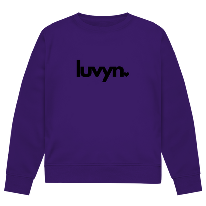 Herren Premium Bio Sweatshirt LUVYN BLACK