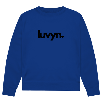Herren Premium Bio Sweatshirt LUVYN BLACK