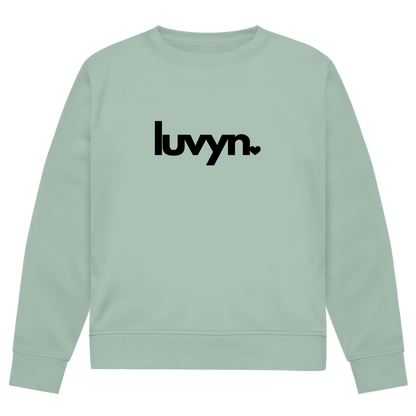 Herren Premium Bio Sweatshirt LUVYN BLACK