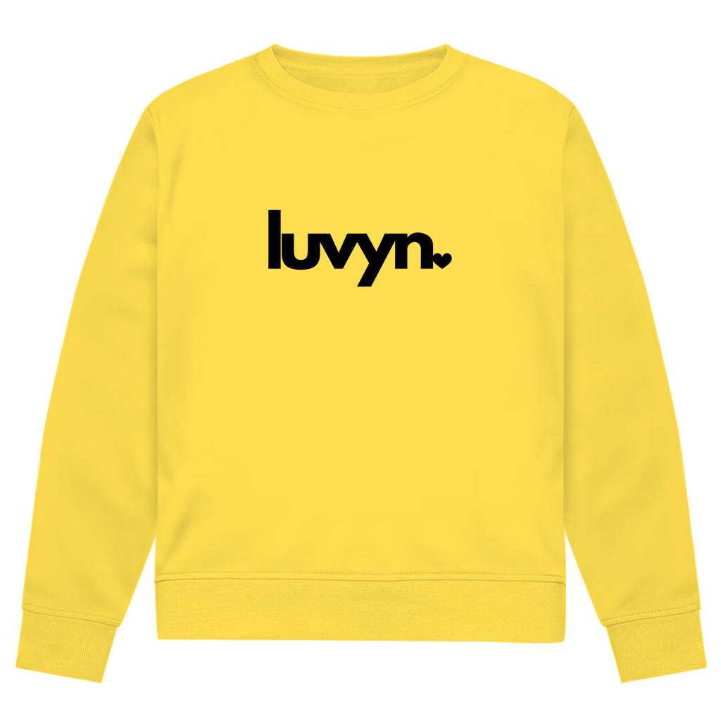 Herren Premium Bio Sweatshirt LUVYN BLACK