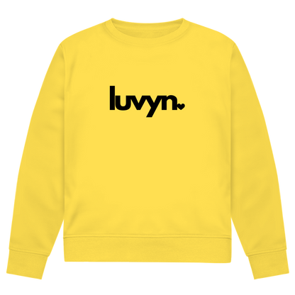 Herren Premium Bio Sweatshirt LUVYN BLACK