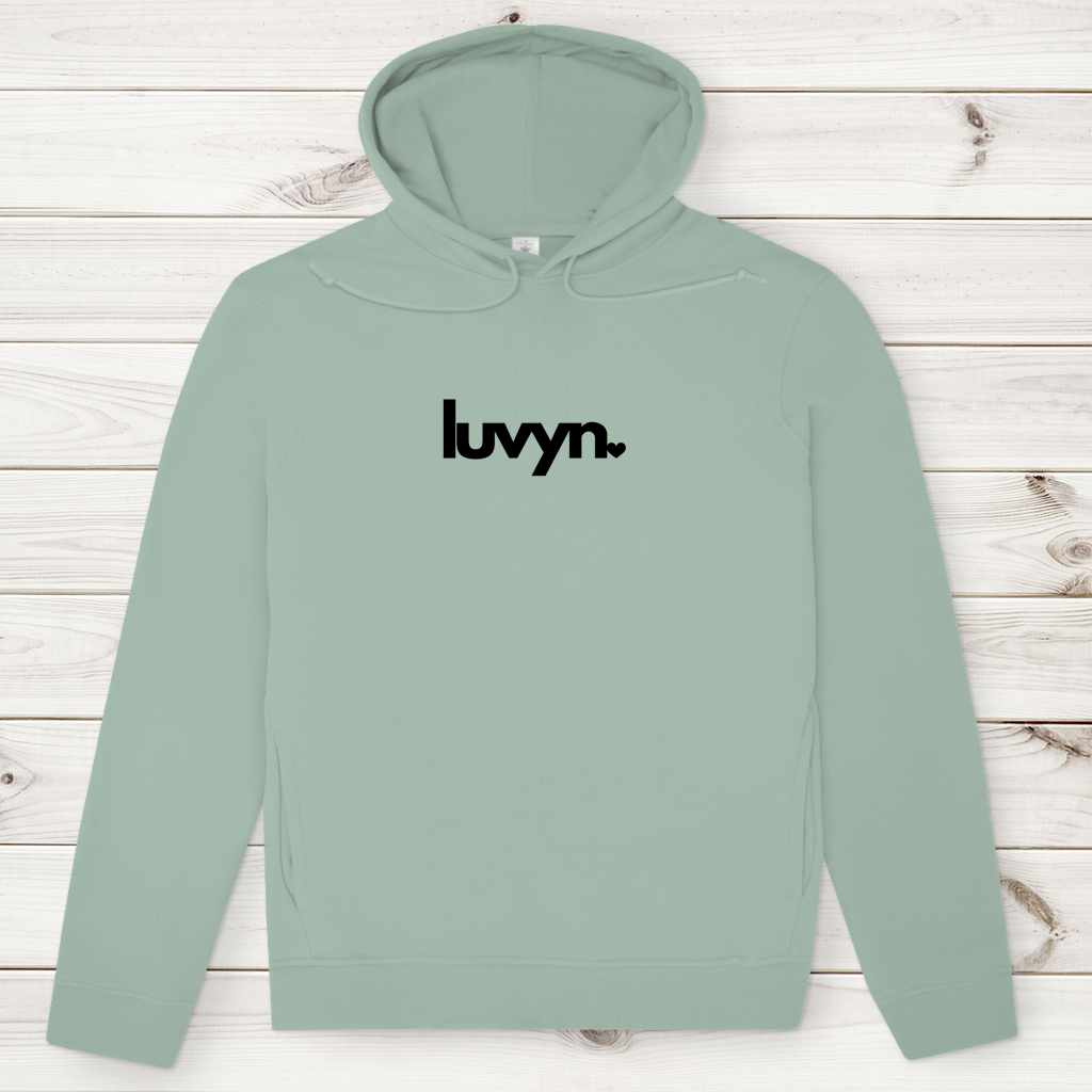 Herren Premium Bio Hoodie LUVYN BLACK