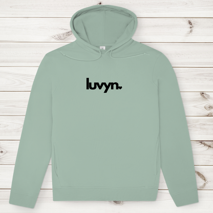 Herren Premium Bio Hoodie LUVYN BLACK