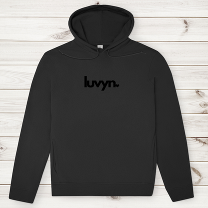Herren Premium Bio Hoodie LUVYN BLACK