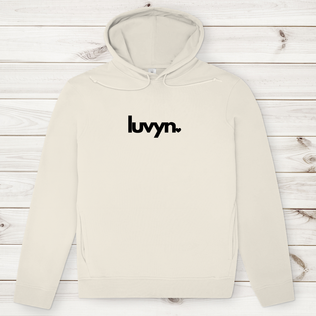 Herren Premium Bio Hoodie LUVYN BLACK