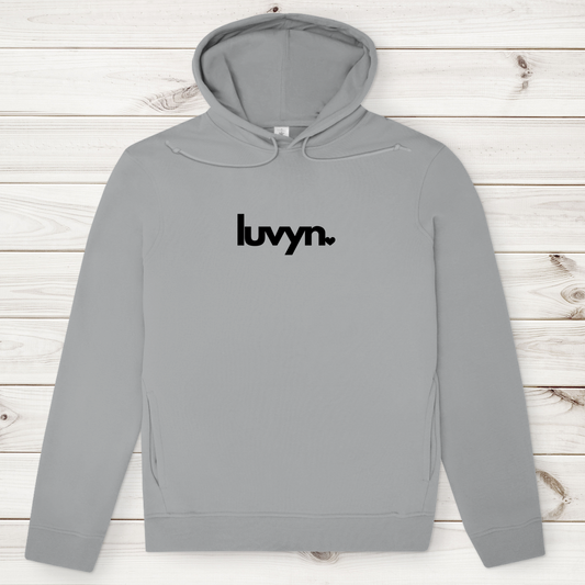 Herren Premium Bio Hoodie LUVYN BLACK
