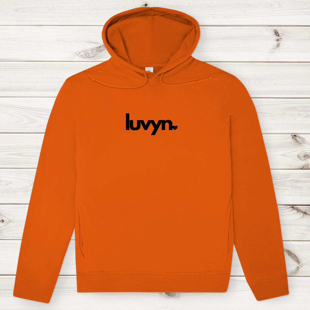 Herren Premium Bio Hoodie LUVYN BLACK