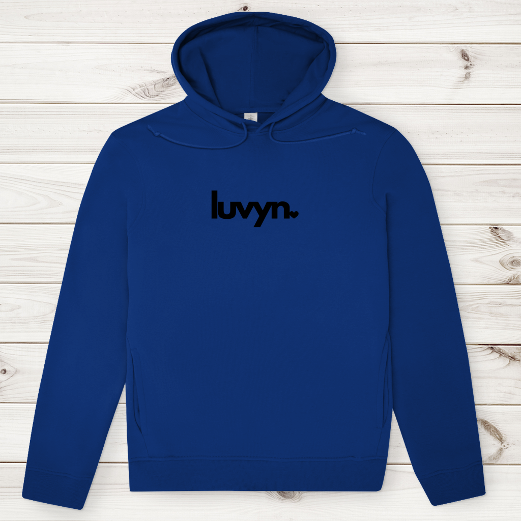 Herren Premium Bio Hoodie LUVYN BLACK