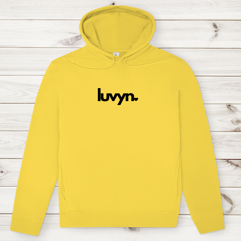Herren Premium Bio Hoodie LUVYN BLACK