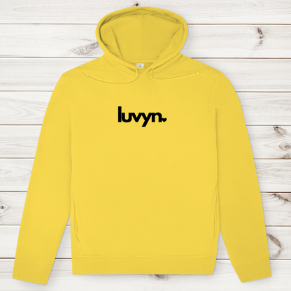 Herren Premium Bio Hoodie LUVYN BLACK