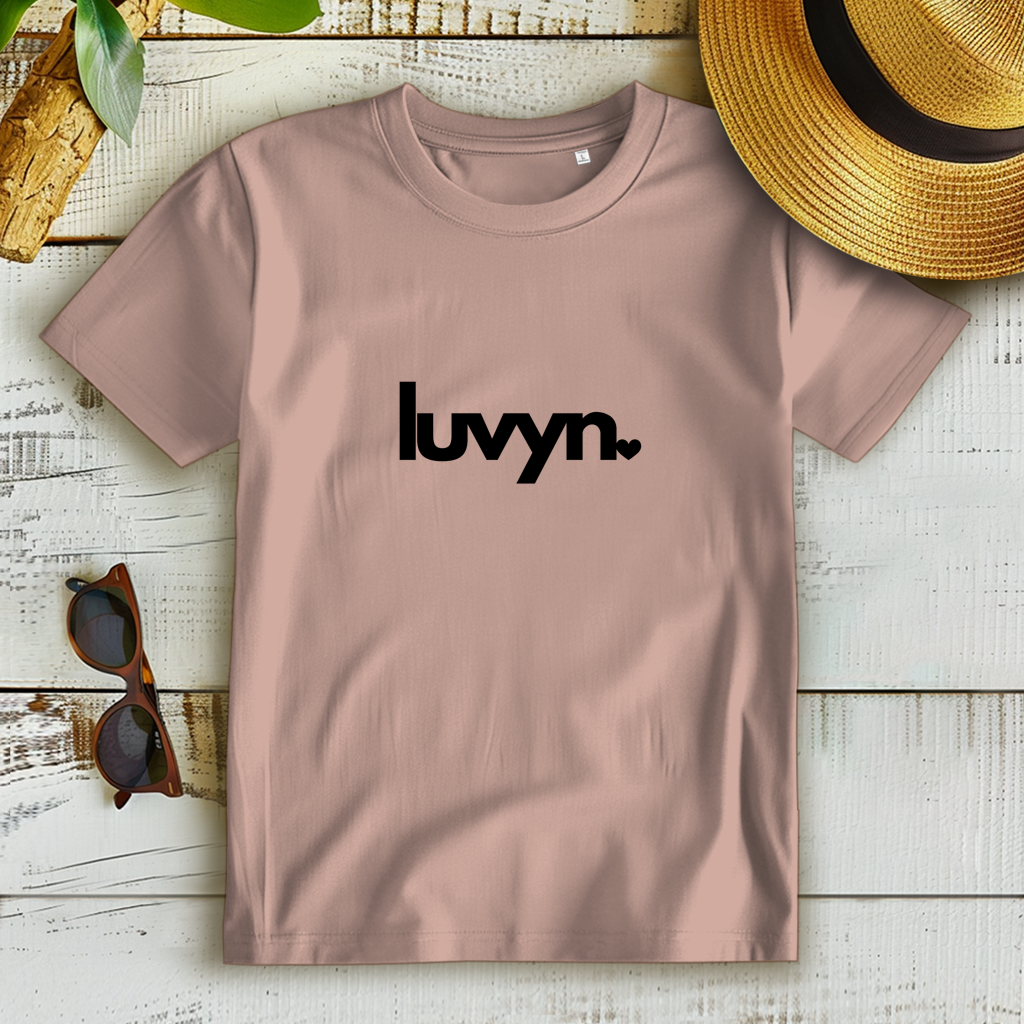 Damen Premium Bio T-Shirt LUVYN BLACK