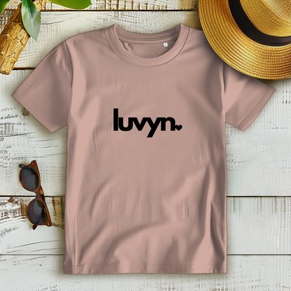 Damen Premium Bio T-Shirt LUVYN BLACK
