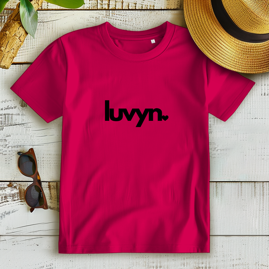Damen Premium Bio T-Shirt LUVYN BLACK