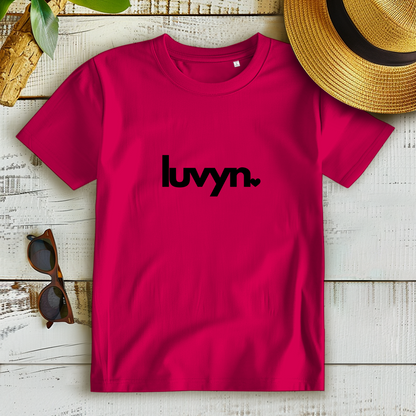 Damen Premium Bio T-Shirt LUVYN BLACK