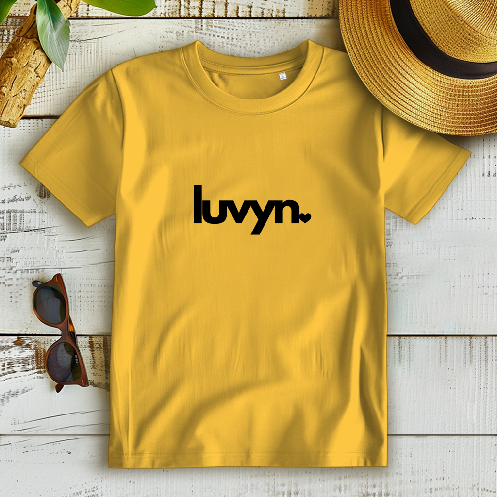 Damen Premium Bio T-Shirt LUVYN BLACK