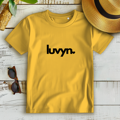 Damen Premium Bio T-Shirt LUVYN BLACK