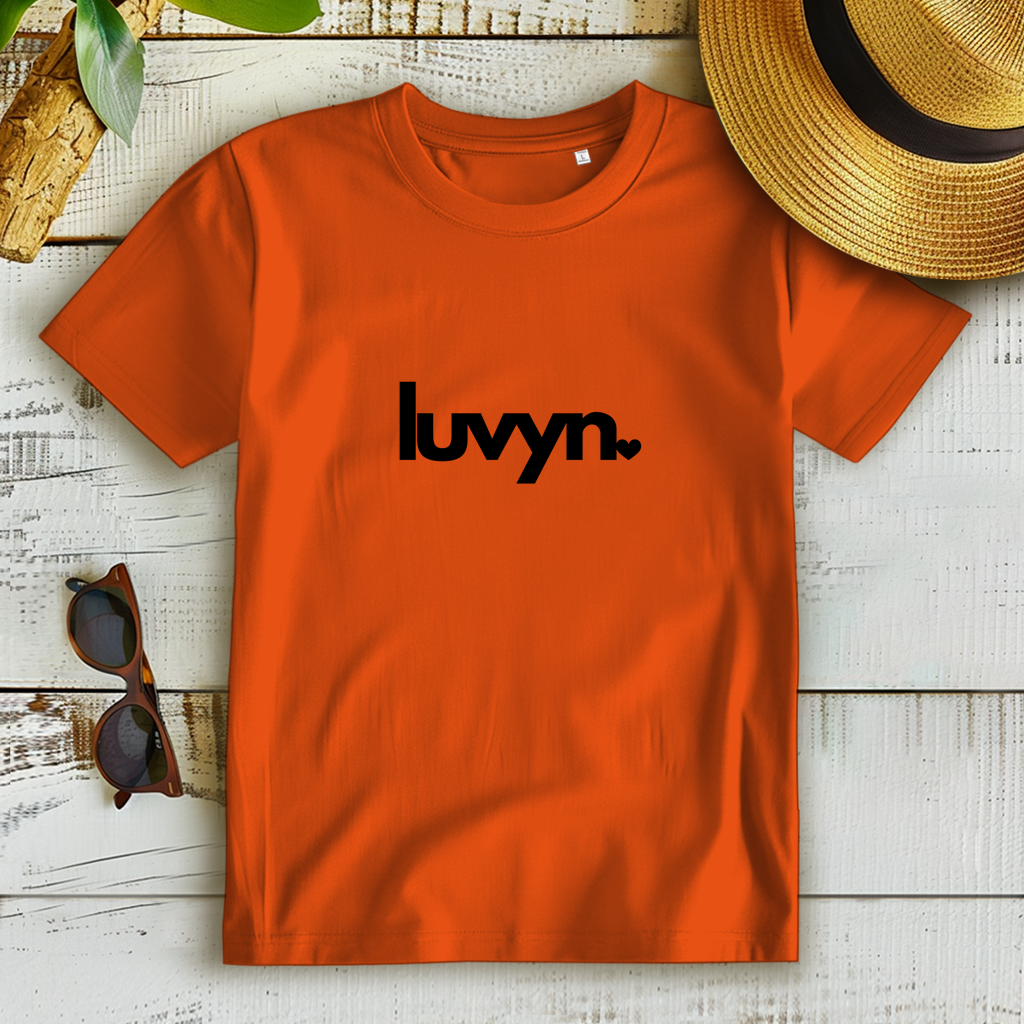 Damen Premium Bio T-Shirt LUVYN BLACK