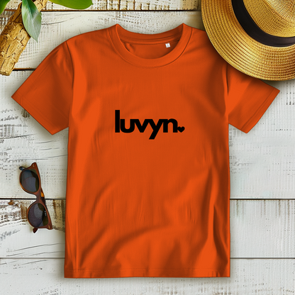 Damen Premium Bio T-Shirt LUVYN BLACK