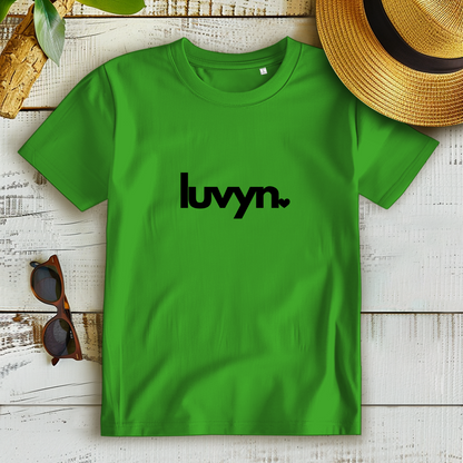 Damen Premium Bio T-Shirt LUVYN BLACK