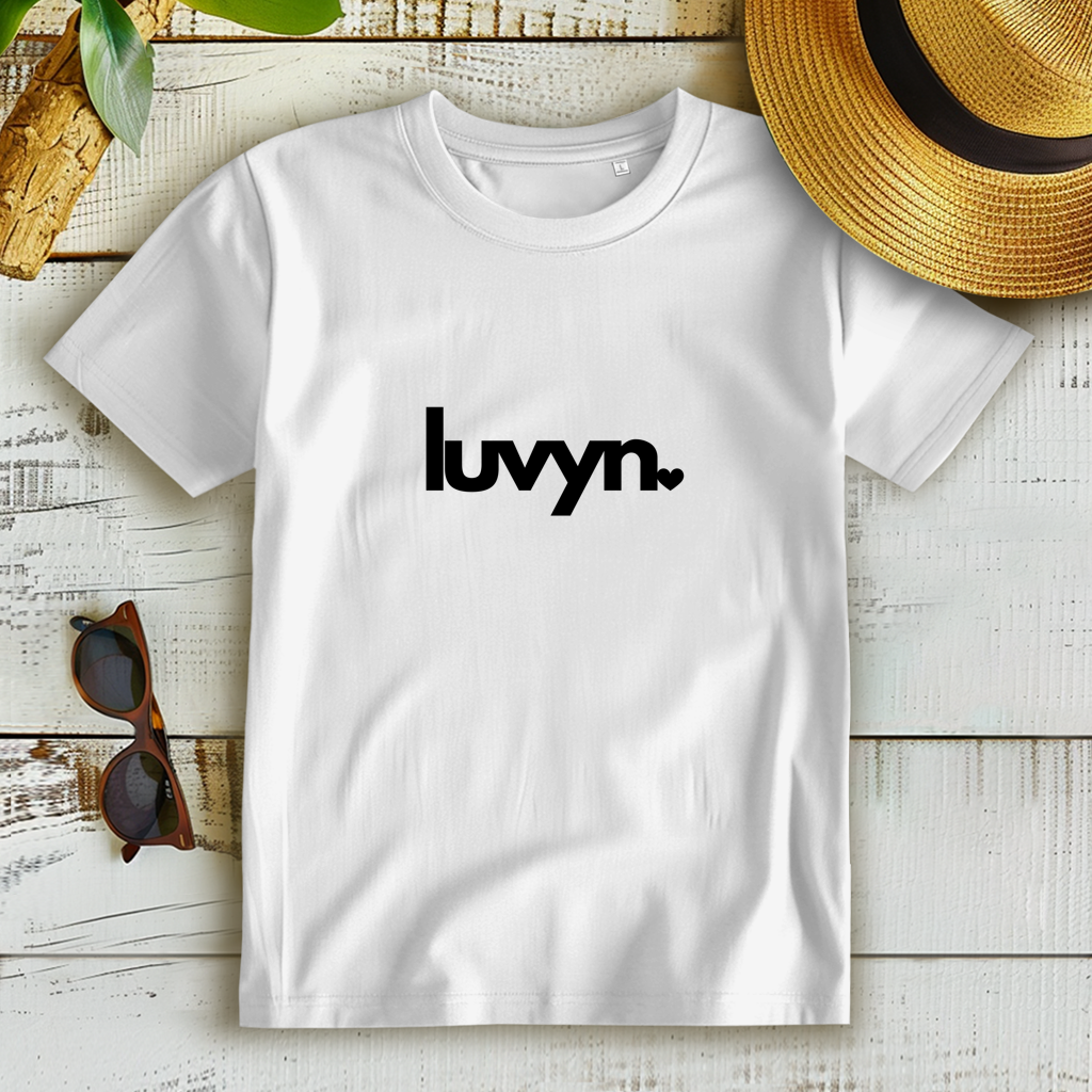 Damen Premium Bio T-Shirt LUVYN BLACK