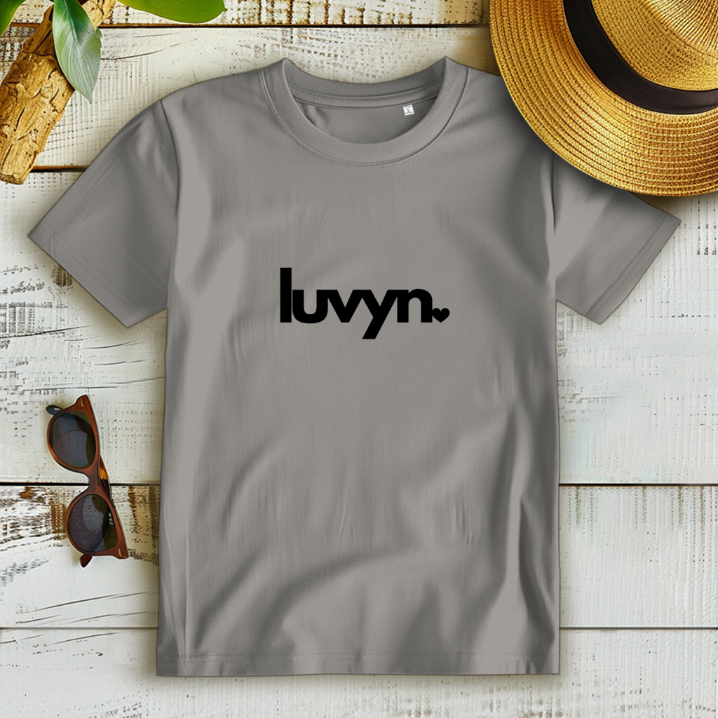 Damen Premium Bio T-Shirt LUVYN BLACK