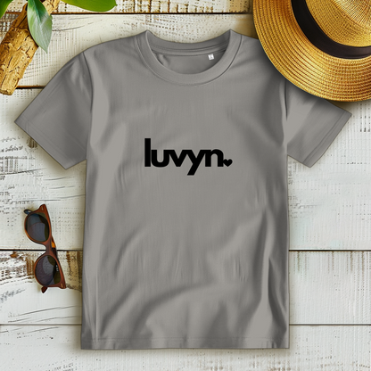 Damen Premium Bio T-Shirt LUVYN BLACK