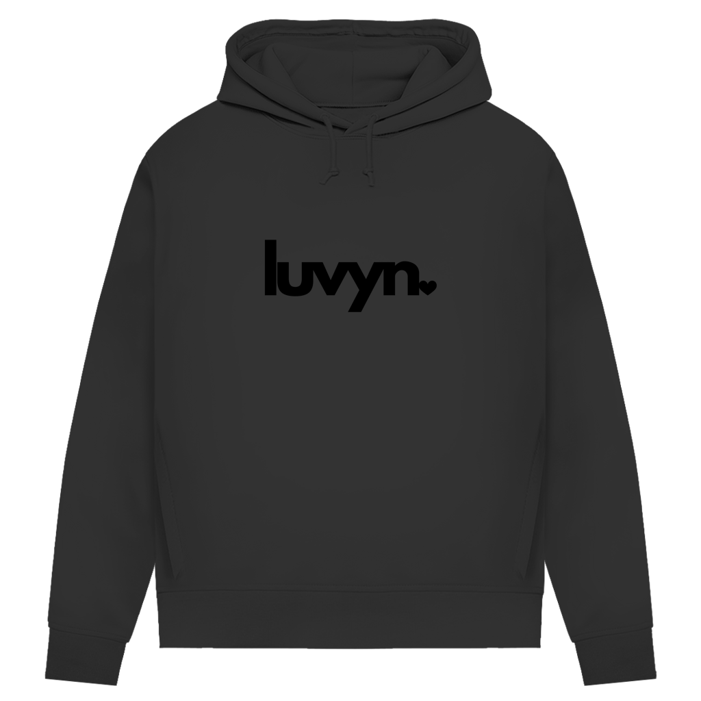 Damen Premium Bio Hoodie LUVYN BLACK
