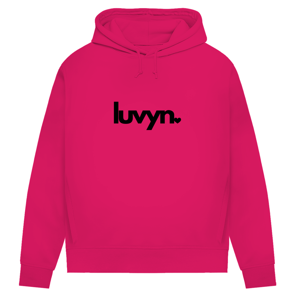 Damen Premium Bio Hoodie LUVYN BLACK